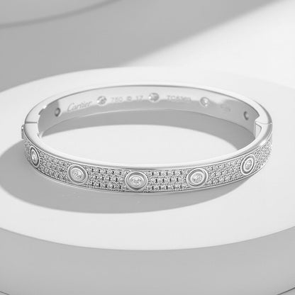 [Blue Tears Jewelry]LOVE BRACELET 6.1MM DIAMOND-PAVED 10 BIG DIAMONDS