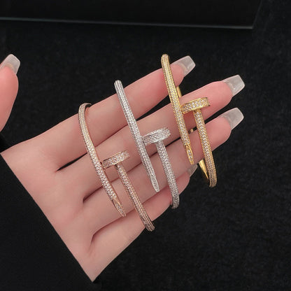 [Blue Tears Jewelry]JUSTE BRACELET 3.5MM ALL DIAMONDS
