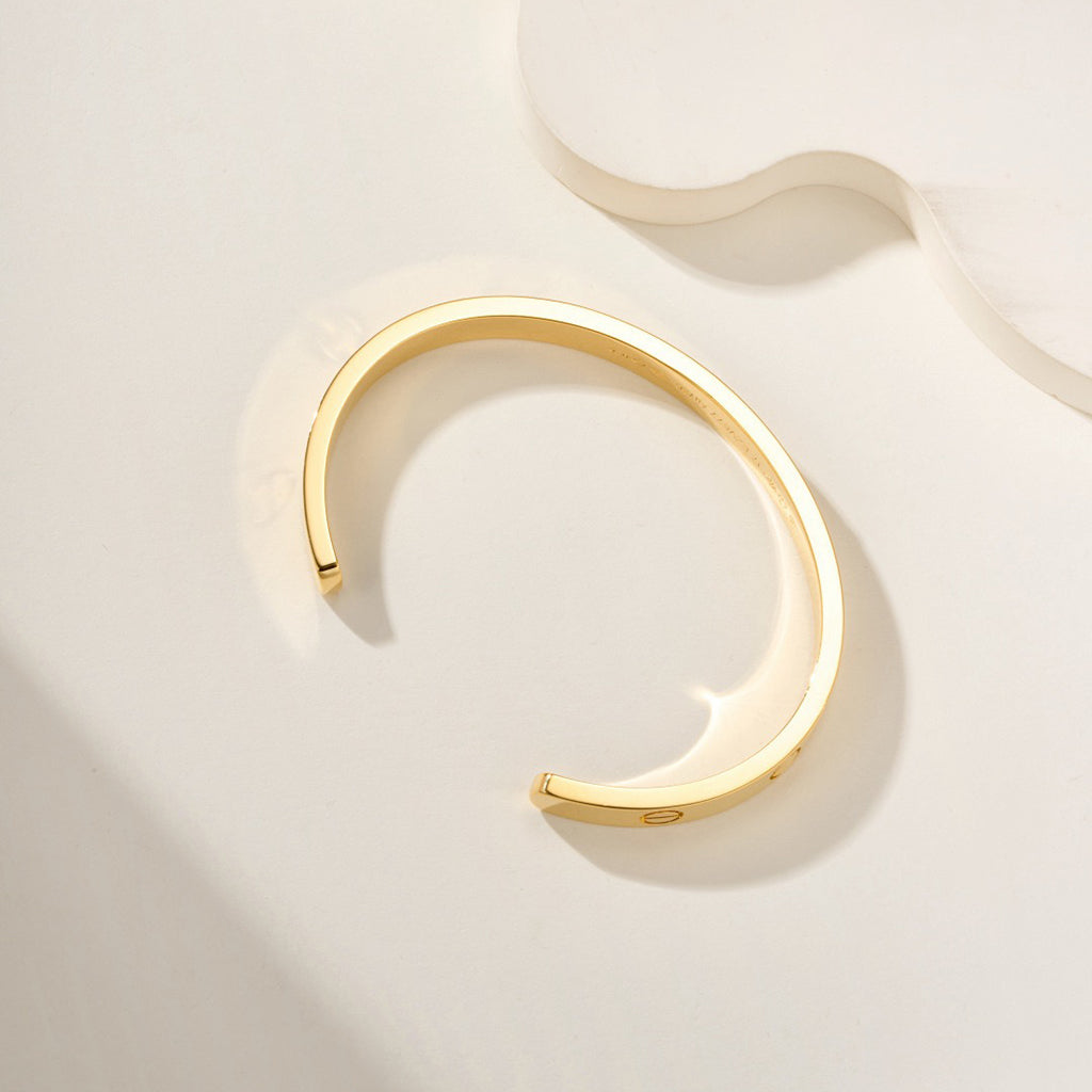 [Blue Tears Jewelry]LOVE BRACELET 6.1MM OPEN CUFF