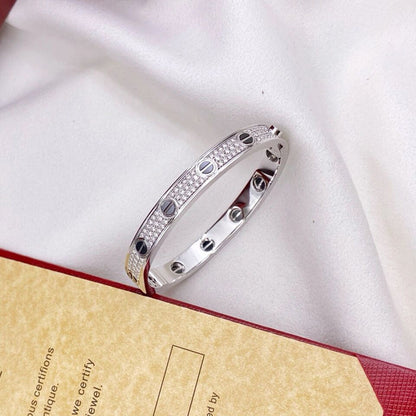 [Blue Tears Jewelry]LOVE BRACELET 6.1MM DIAMOND-PAVED CERAMIC
