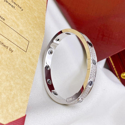 [Blue Tears Jewelry]LOVE BRACELET 6.1MM DIAMOND-PAVED CERAMIC