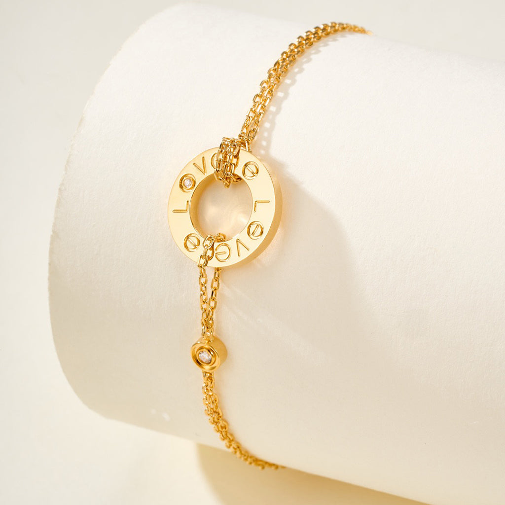 [Blue Tears Jewelry]LOVE BRACELET 2 DIAMOND