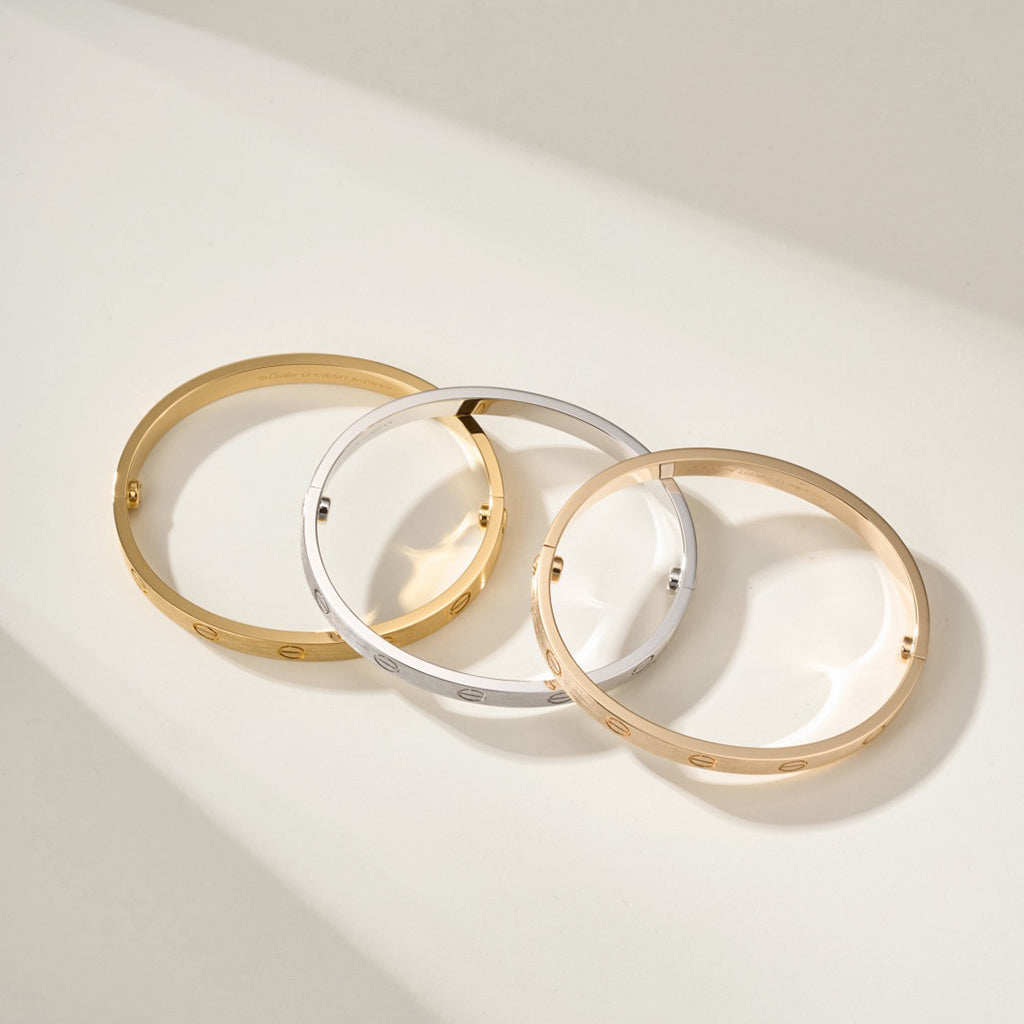 [Blue Tears Jewelry]LOVE BRACELET 6.1MM BRUSHED