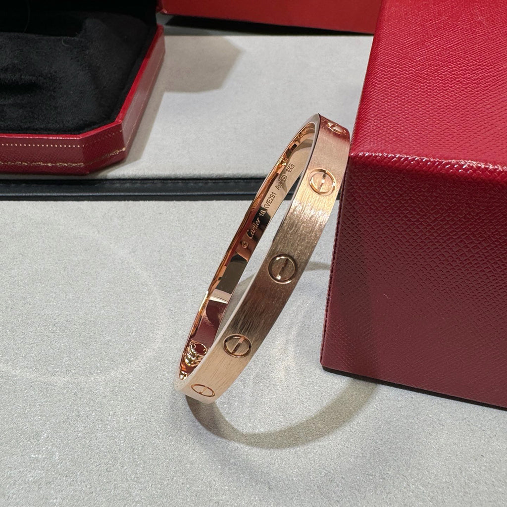 [Blue Tears Jewelry]LOVE BRACELET 6.1MM BRUSHED