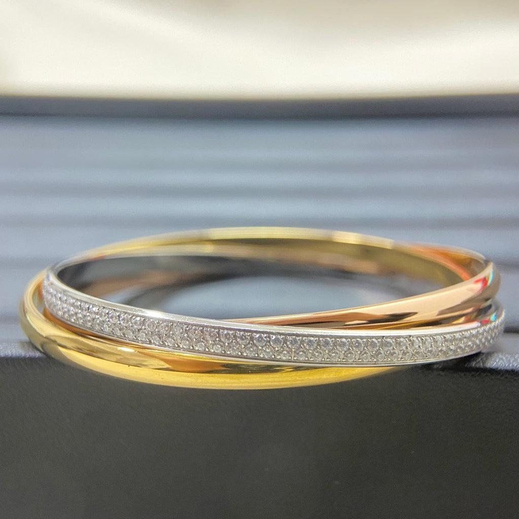 [Blue Tears Jewelry]TRINITY 2.8MM SMALL BRACELET