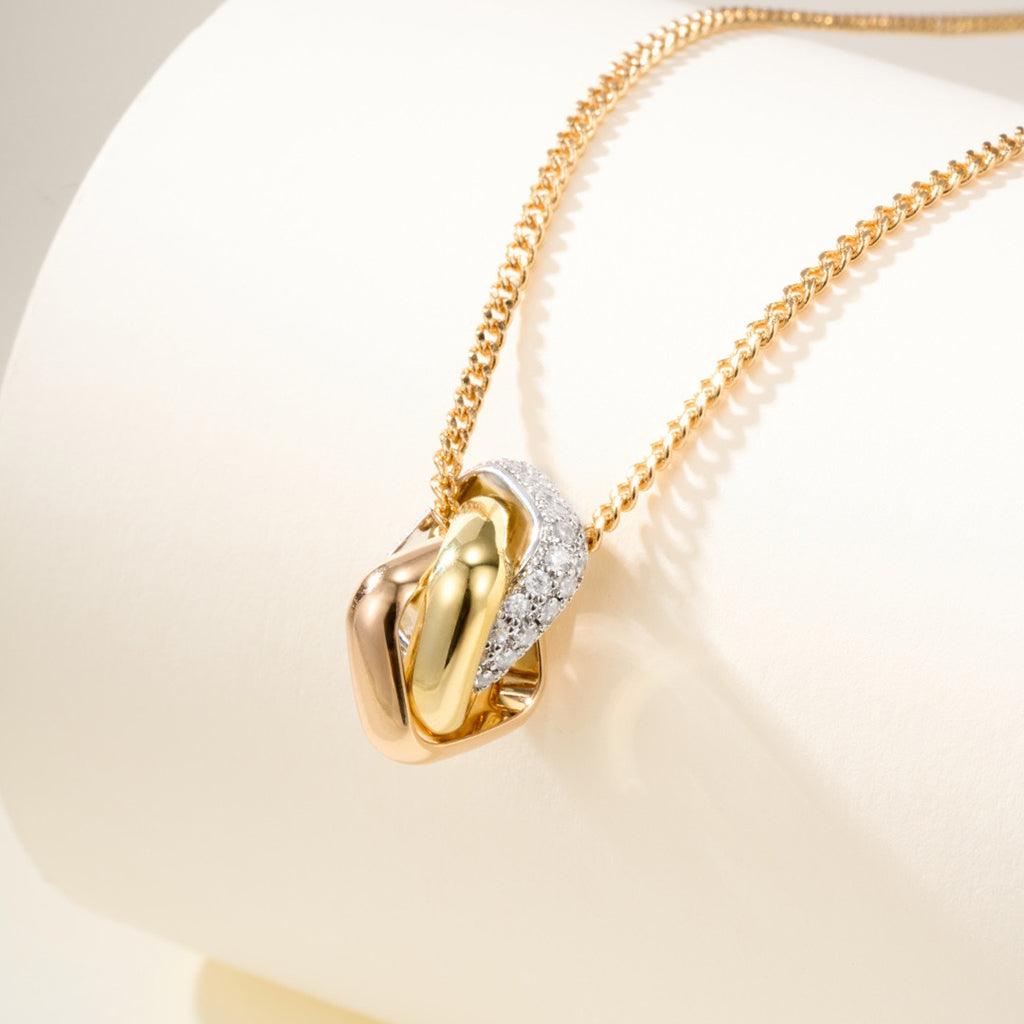 [Blue Tears Jewelry]TRINITY CUSHION NECKLACE COLLECTION