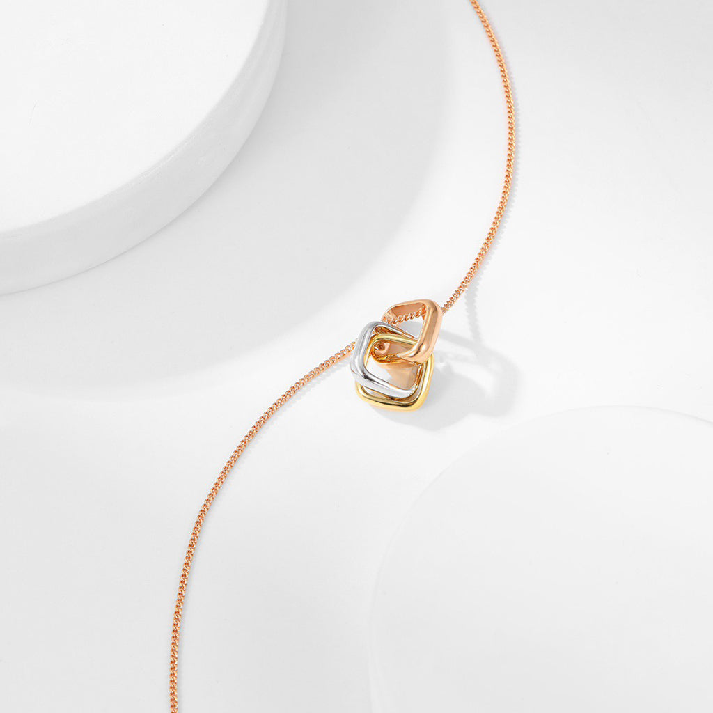 [Blue Tears Jewelry]TRINITY CUSHION NECKLACE COLLECTION