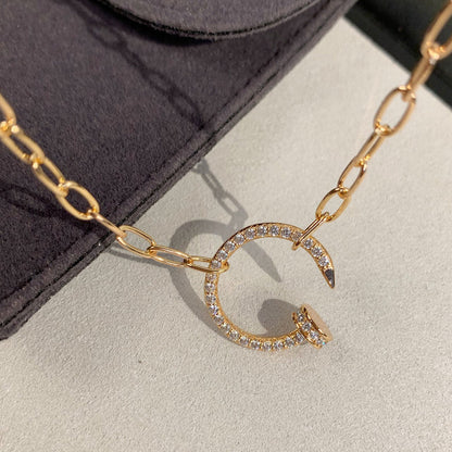 [Blue Tears Jewelry]JUSTE NECKLACE FULL DIAMONDS