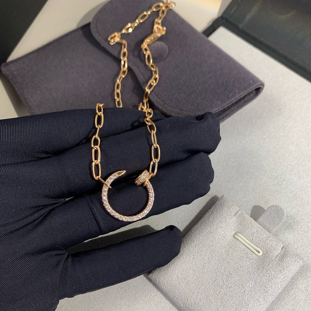 [Blue Tears Jewelry]JUSTE NECKLACE FULL DIAMONDS