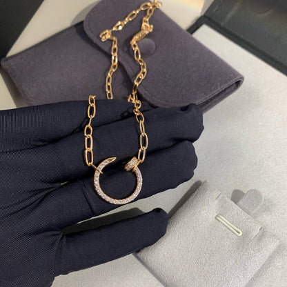 [Blue Tears Jewelry]JUSTE NECKLACE FULL DIAMONDS