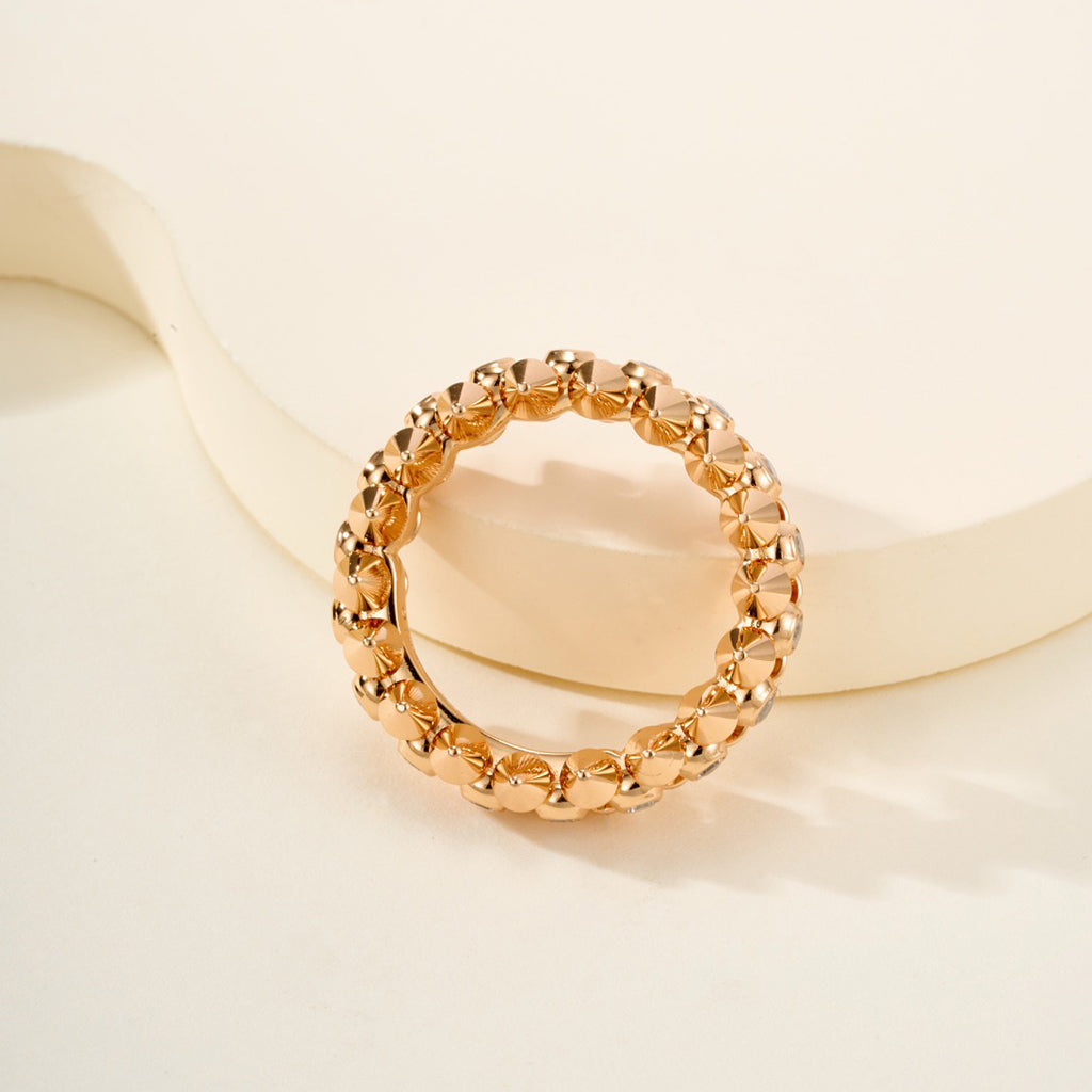 [Blue Tears Jewelry]CLASH 6.8MM DIAMOND MEDIUM RING