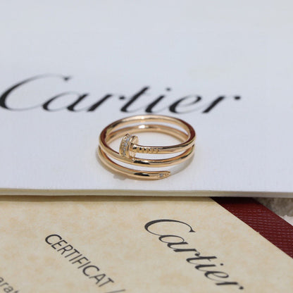 [Blue Tears Jewelry]JUSTE RING 4.8MM HALF DIAMOND