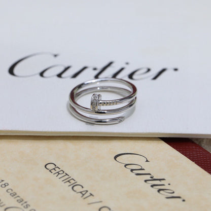 [Blue Tears Jewelry]JUSTE RING 4.8MM HALF DIAMOND