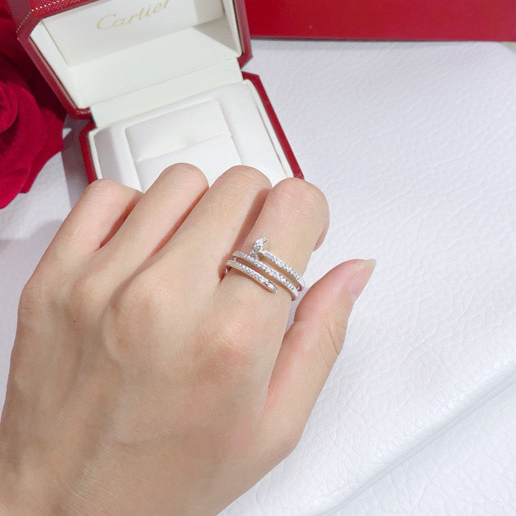 [Blue Tears Jewelry]JUSTE RING 4.8MM FULL DIAMOND
