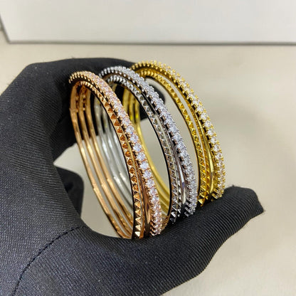 [Blue Tears Jewelry]ETINCELLE HALF-PAVED DIAMOND BRACELET