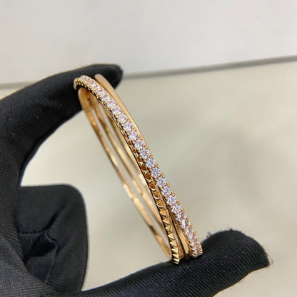 [Blue Tears Jewelry]ETINCELLE HALF-PAVED DIAMOND BRACELET
