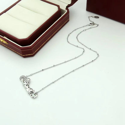 [Blue Tears Jewelry]PANTHERE FULL DIAMOND NECKLACE