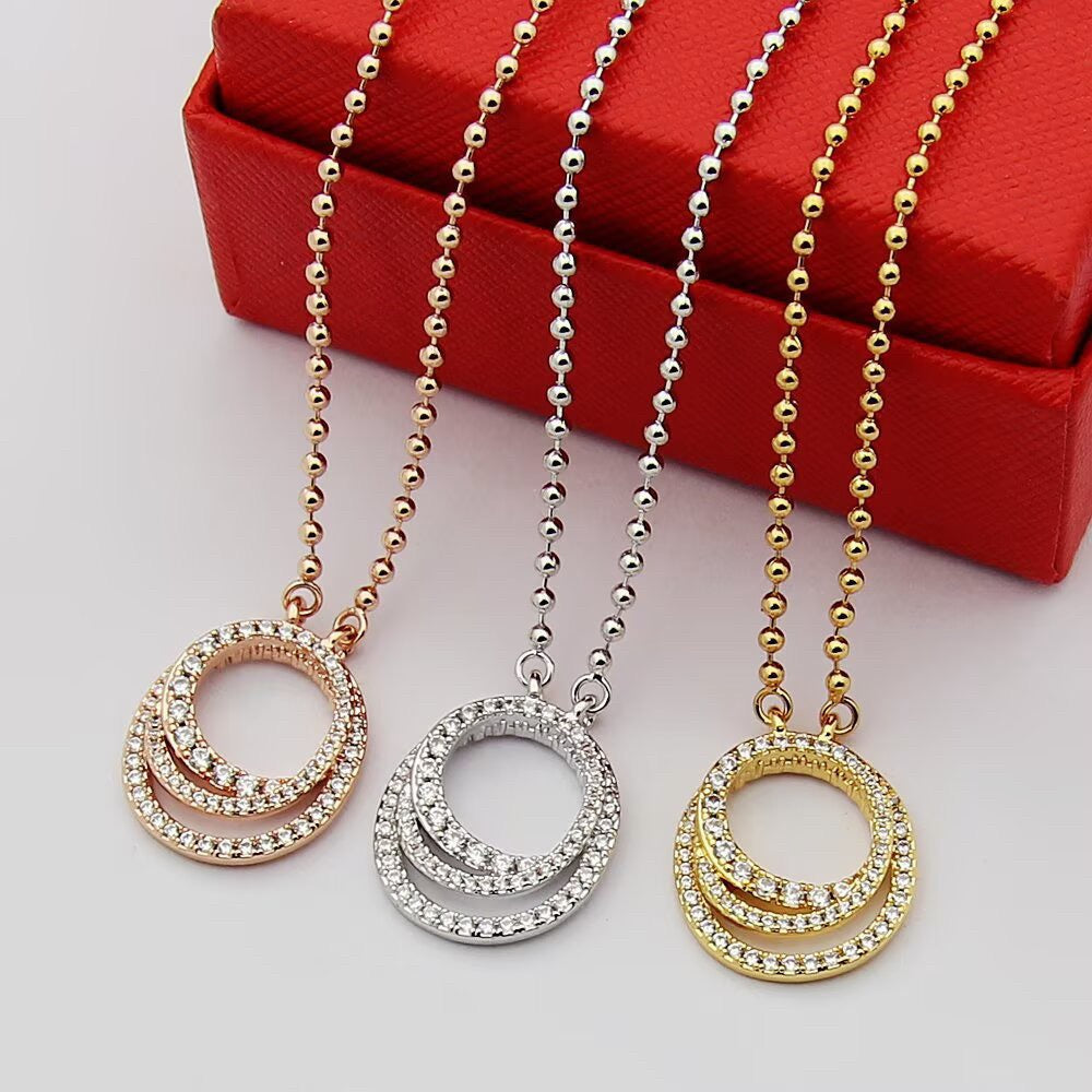 [Blue Tears Jewelry]ETINCELLE  FULL DIAMOND NECKLACE