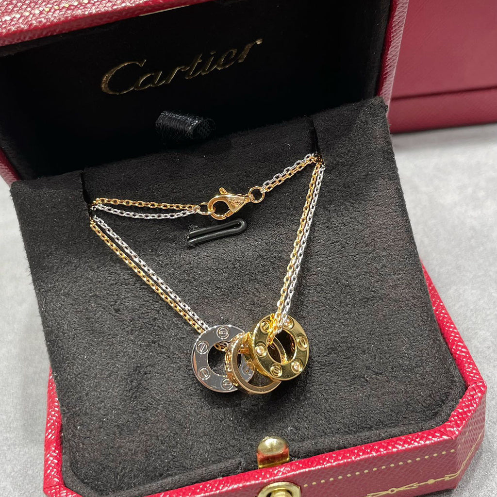[Blue Tears Jewelry]LOVE 6 DIAMOND PENDANT NECKLACE
