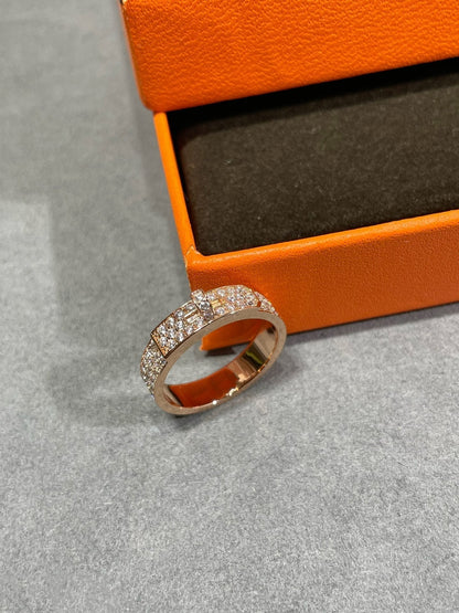 [BLAUE TRÄNEN] KELLY ROSA GOLD DIAMANTRING