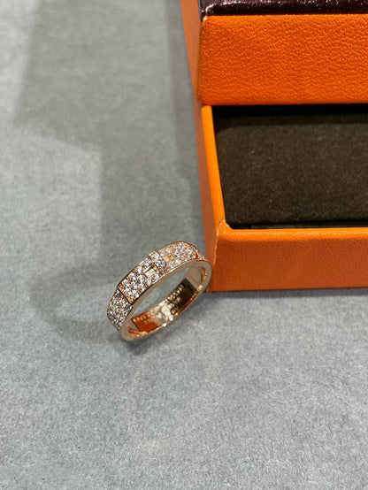 [BLAUE TRÄNEN] KELLY ROSA GOLD DIAMANTRING