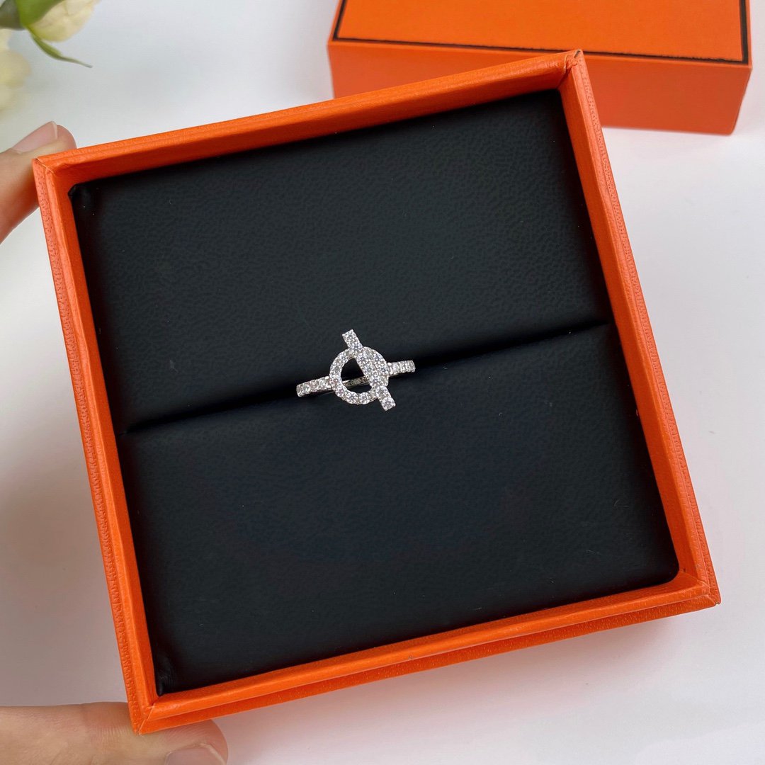 [BLAUE TRÄNEN]ECHAPPEE RING SILBER DIAMANT