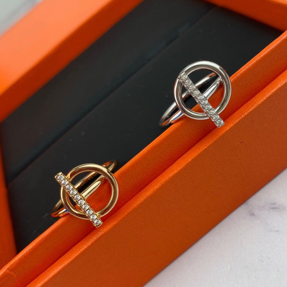 [BLAUE TRÄNEN]ECHAPPEE RING DIAMANT