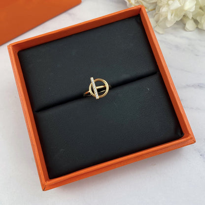 [BLAUE TRÄNEN]ECHAPPEE RING DIAMANT