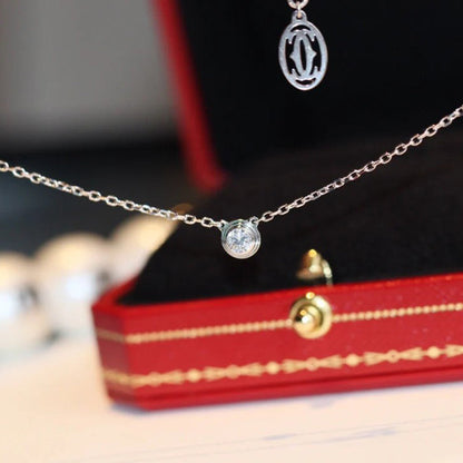 [Blue Tears Jewelry]DAMOUR DIAMOND NECKLACE