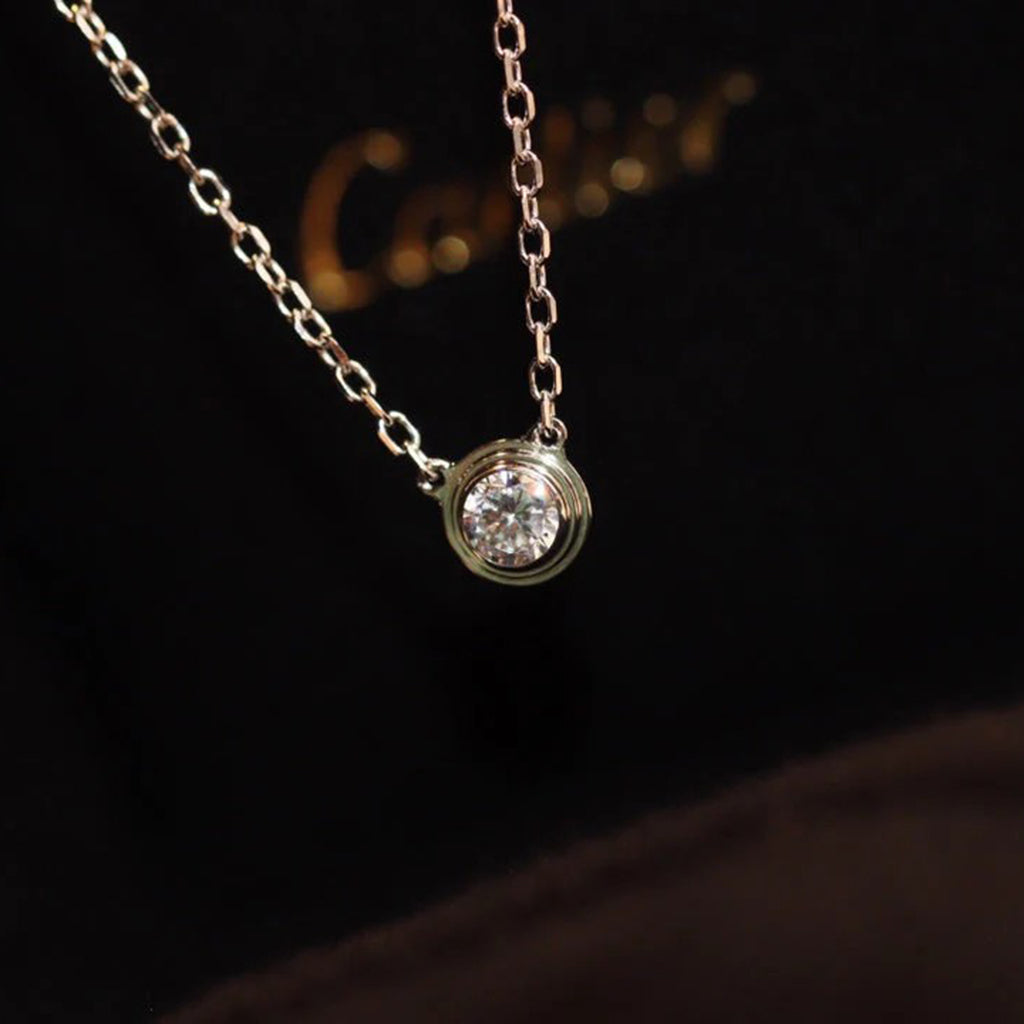 [Blue Tears Jewelry]DAMOUR DIAMOND NECKLACE