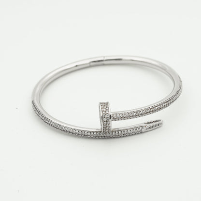 [BLAUE TRÄNEN]JUSTE ARMBAND 3,5MM ALLE DIAMANTEN