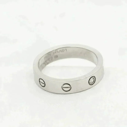 [BLAUE TRÄNEN]LIEBESRING 4MM 1 DIAMANT SILBER