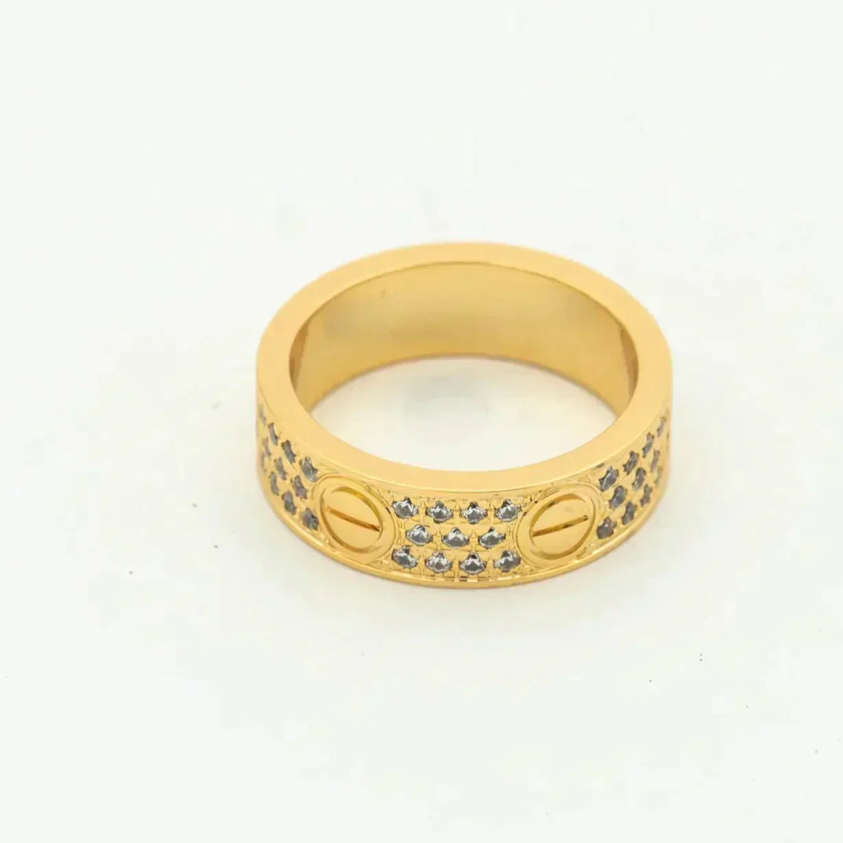 [BLAUE TRÄNEN] LIEBESRING 5,5 MM MIT DIAMANTEN