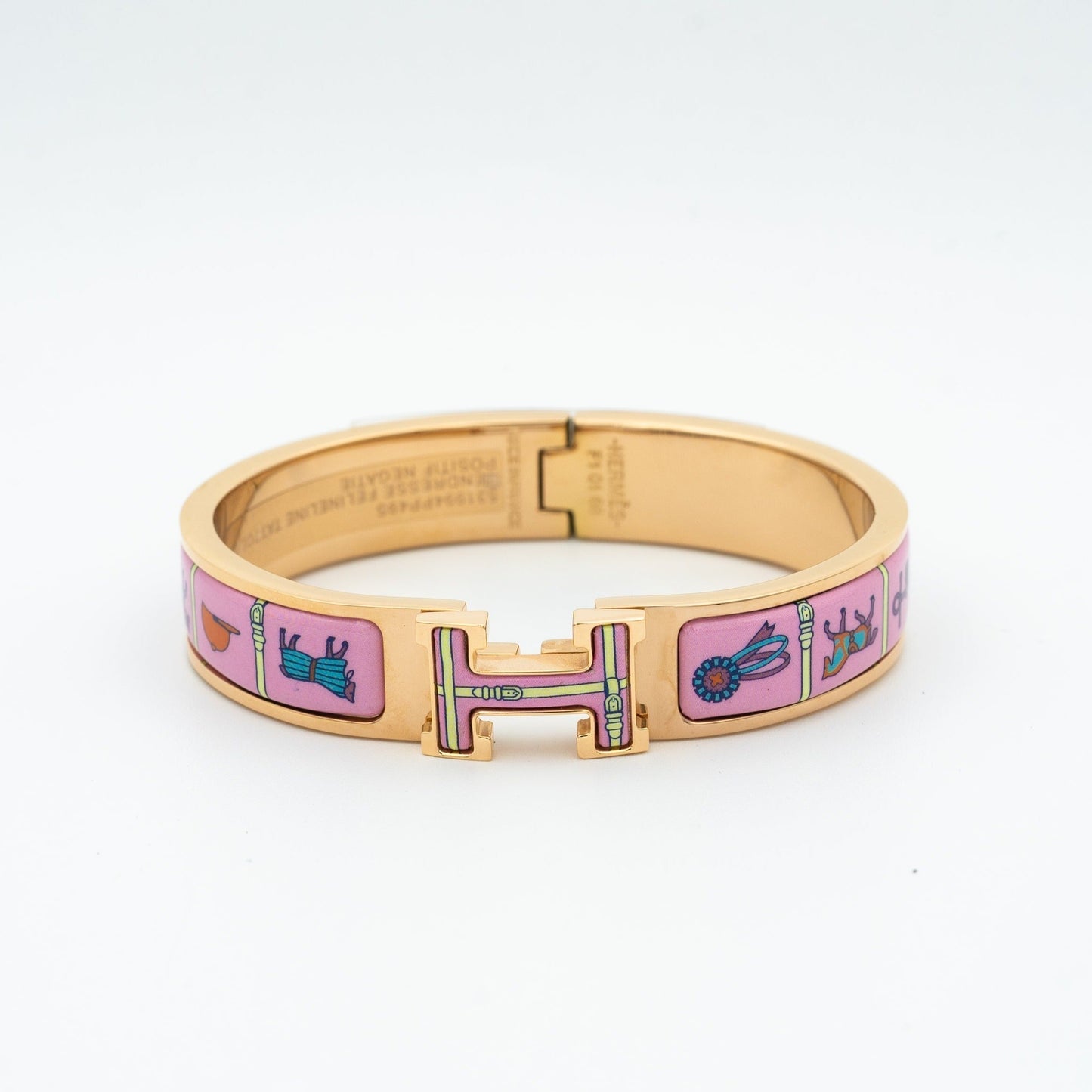 [BLAUE TRÄNEN]H ROSA GOLD ARMBAND ROSA KERAMIK