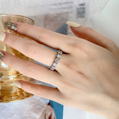 [Nova Jewelry]Eternity Round Cut Tennis Ring