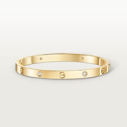 [Blue Tears Jewelry]LOVE BRACELET 4.8MM 4 DIAMONDS
