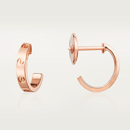 [Blue Tears Jewelry]LOVE EARRINGS 2.65 MM NO DIAMOND SMALL