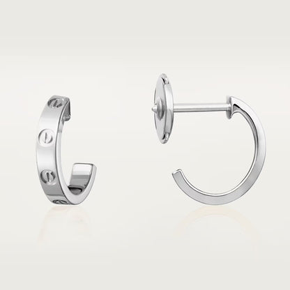 [Blue Tears Jewelry]LOVE EARRINGS 2.65 MM NO DIAMOND SMALL