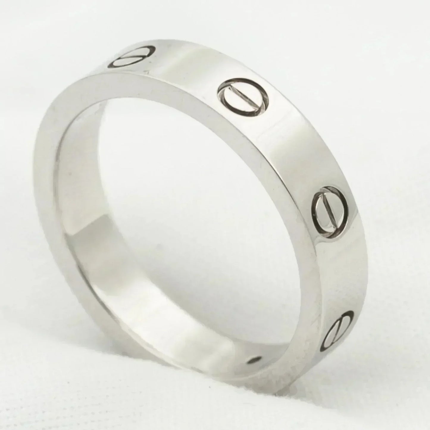 [BLAUE TRÄNEN]LIEBESRING 4MM 1 DIAMANT SILBER