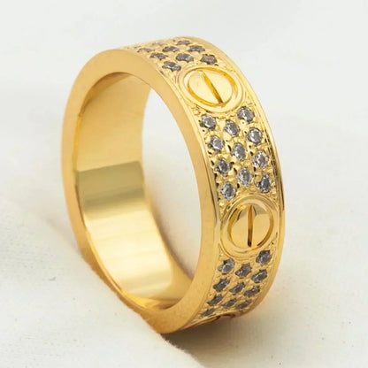 [BLAUE TRÄNEN] LIEBESRING 5,5 MM MIT DIAMANTEN
