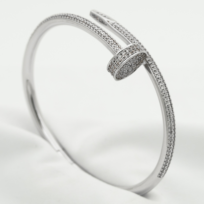 [BLAUE TRÄNEN]JUSTE ARMBAND 3,5MM ALLE DIAMANTEN