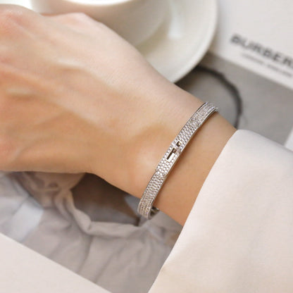 [BLAUE TRÄNEN]KELLY ARMBAND MIT DIAMANTEN 