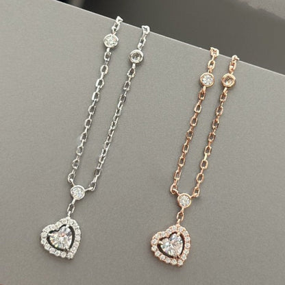 [Blue Tears Jewelry]JOY HEART DIAMOND NECKLACE