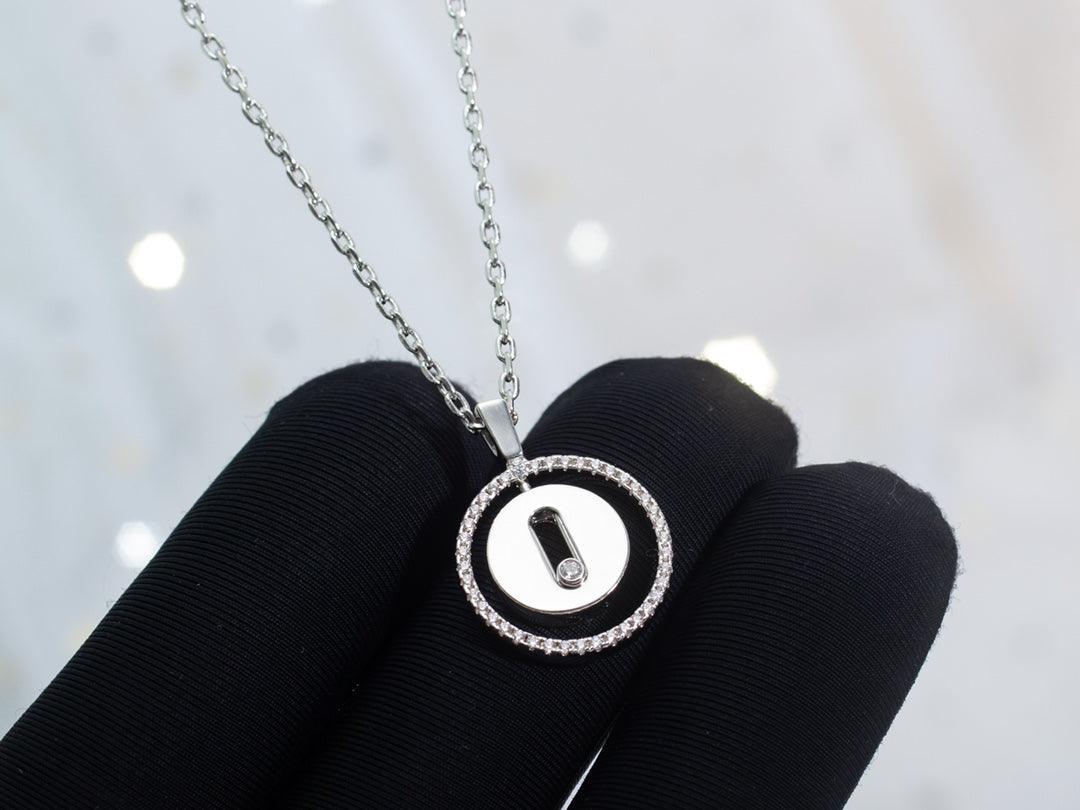 [Blue Tears Jewelry]LUCKY MOVE PM NECKLACE SILVER DIAMOND