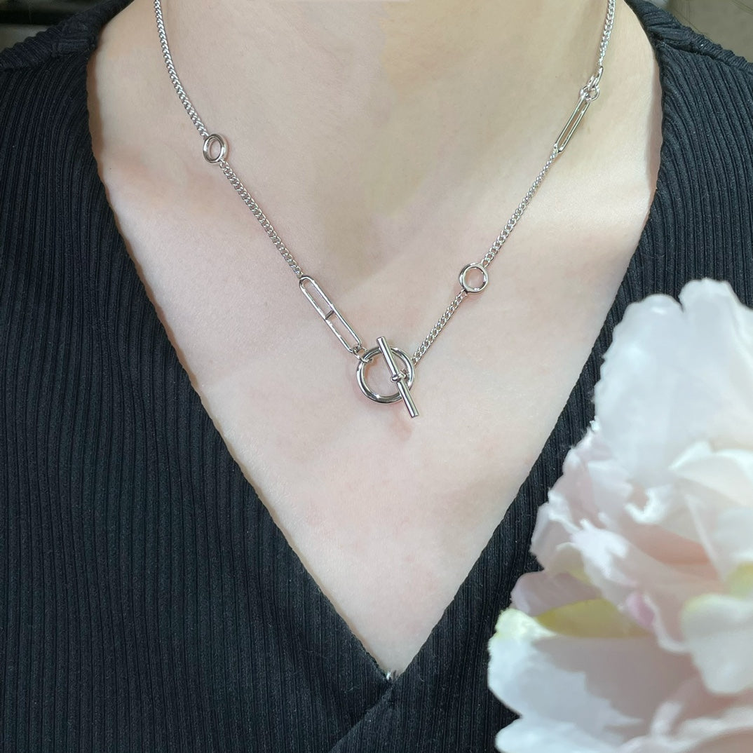 [BLAUE TRÄNEN]HM STERLING CHAINE D'ANCRE HERZ