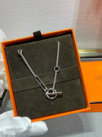 [BLAUE TRÄNEN]HM STERLING CHAINE D'ANCRE HERZ