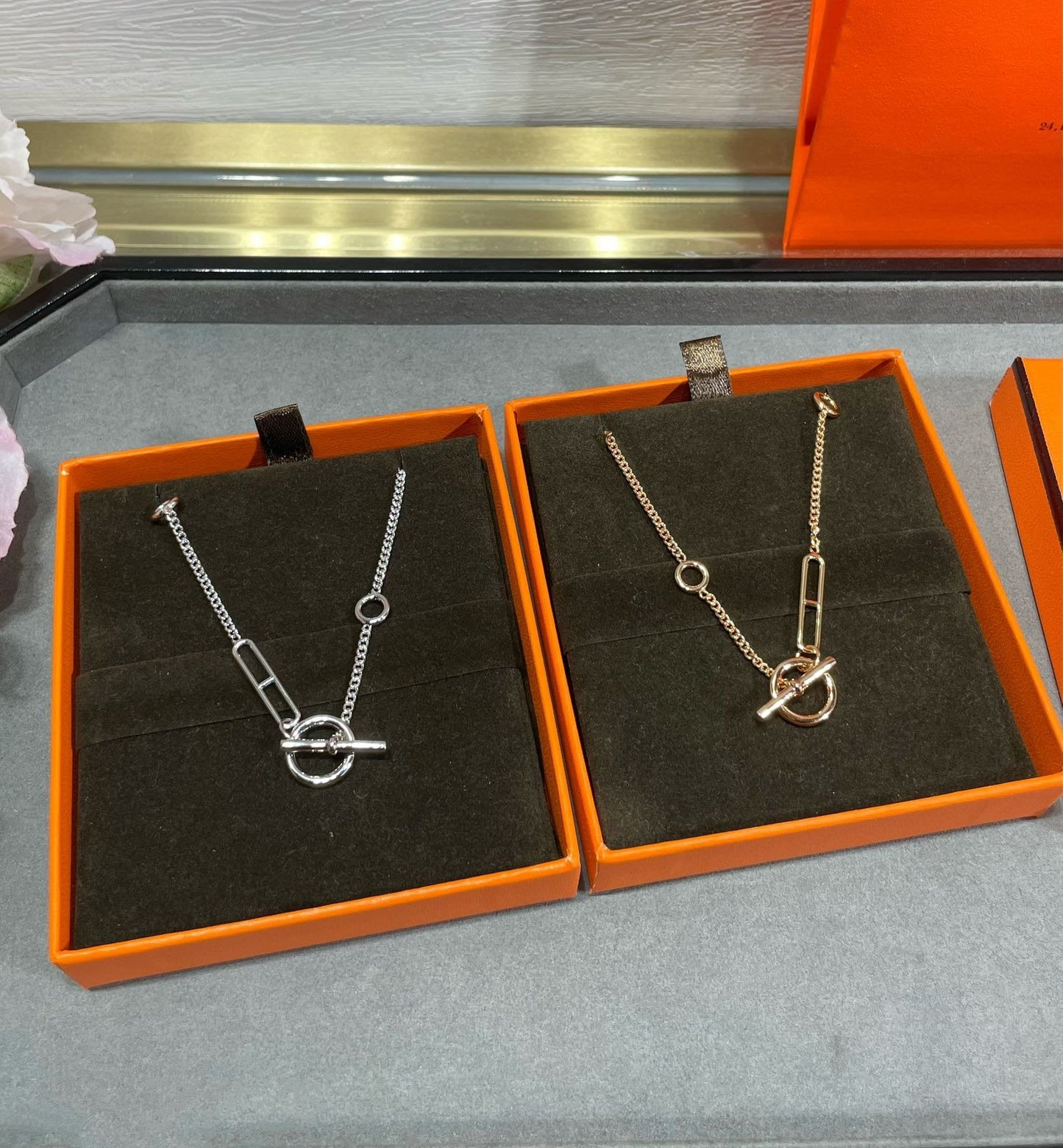 [BLAUE TRÄNEN]HM STERLING CHAINE D'ANCRE HERZ