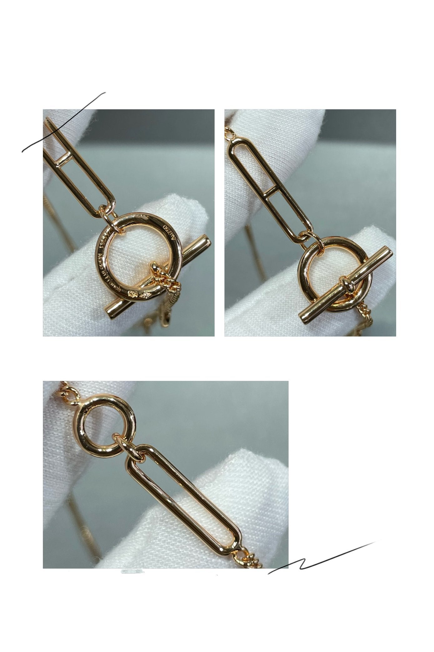 [BLAUE TRÄNEN]HM STERLING CHAINE D'ANCRE HERZ