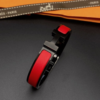 [BLAUE TRÄNEN]CLIC HM SO SCHWARZ ROT ARMBAND