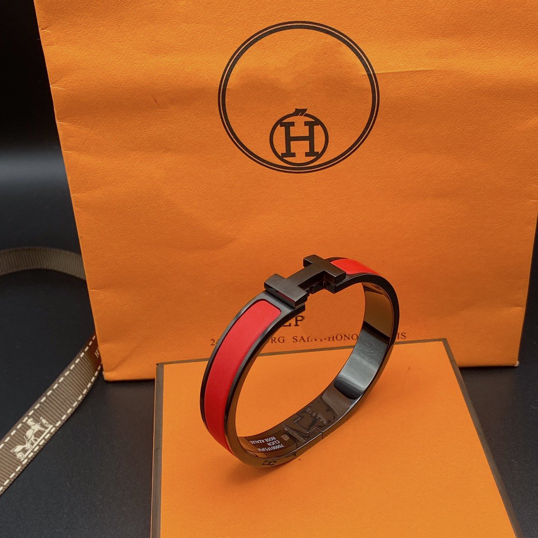 [BLAUE TRÄNEN]CLIC HM SO SCHWARZ ROT ARMBAND